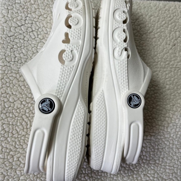 Crocs Classic Clogs Women’s 6 Men’s 8 Unisex Comfort Shoes White Slides - Picture 4 of 5